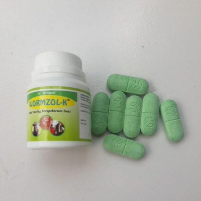 MEDION WORMZOL K OBAT CACING KAMBING DOMBA 10 KAPLET