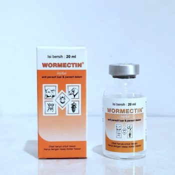 Wormectin Obat Jamur Parasit Cacing Scabies Kucing Domba Sapi Kuda