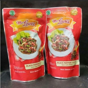 Saus Black pepper | Saos Mclewis Black Pepper 310 Gram Mc Lewis