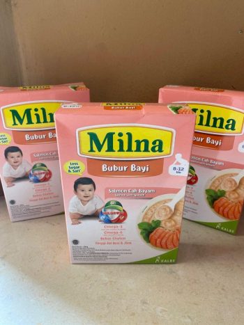 Milna Bubur Bayi Salmon Cah Bayam 8-12 Bulan F