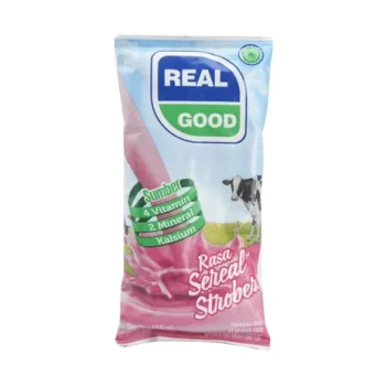 REAL GOOD MILK UHT 55 ML STRAWBERRY