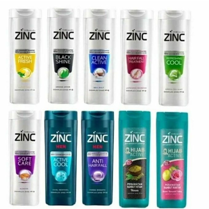 Zinc Shampoo Anti Ketombe Botol Series 170ml All Variant