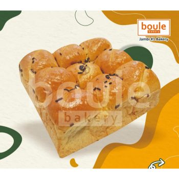 Roti Sobek Coklat Pisang | Roti Manis Boule