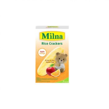 Milna Rice Crackers Apple Orange