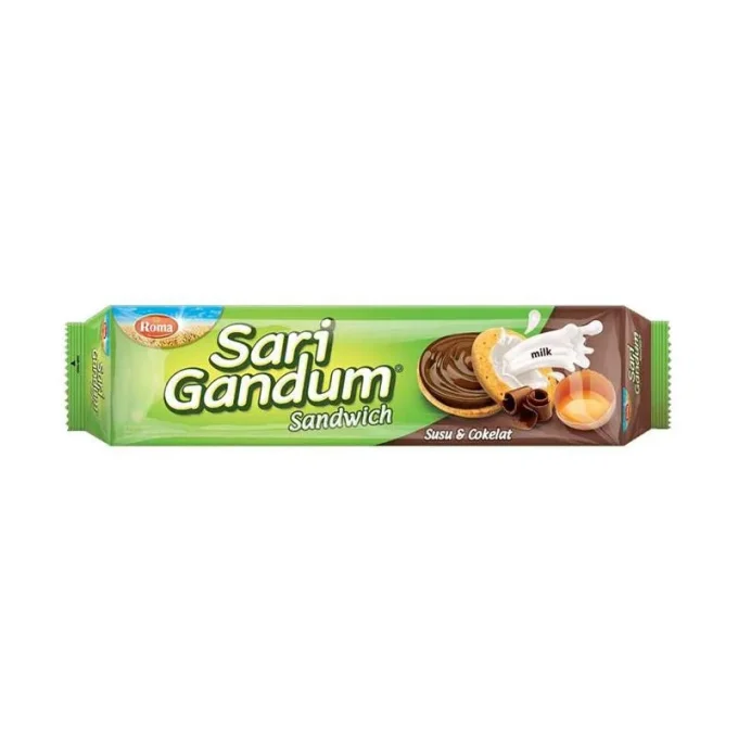 Roma Sari Gandum Sandwich Susu dan Coklat