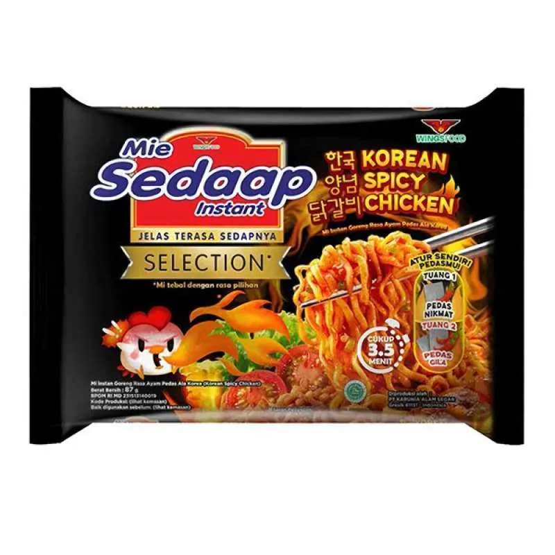 SEDAAP MIE KOREAN SPICY 87gr
