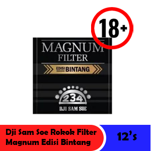 DJI SAM SOE ROKOK FILTER MAGNUM EDISI BINTANG BKS 12'S