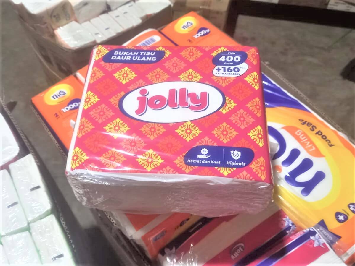 Tisu Tissue JOLLY KILOAN 560 gram 2ply TERMURAH !!! 1 Tisu Tissue JOLLY KILOAN 560 gram 2ply TERMURAH !!!