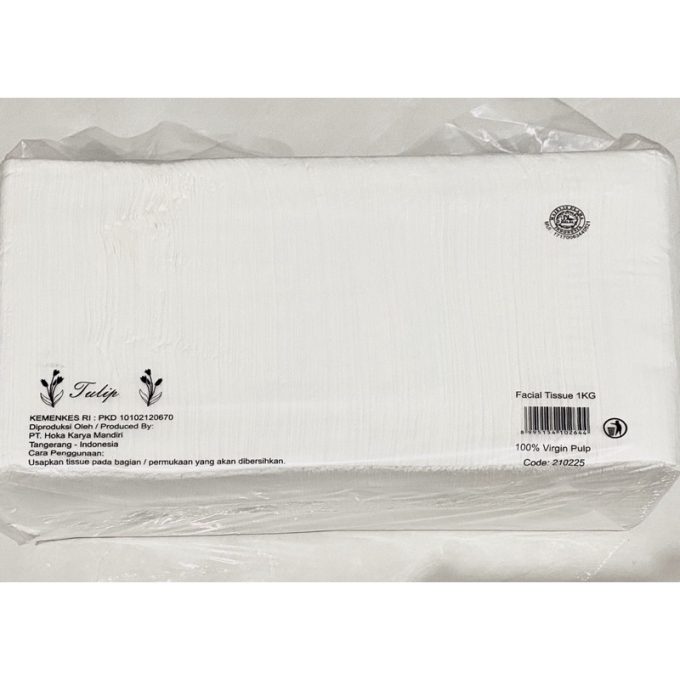 TULIP - Facial Tissue Wajah 1000 gr / 1 KG (2 Ply) /Tisu Wajah TULIP/tissue wajah halus