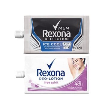 REXONA SACHET / REXONA SASET / REXONA DEO LOTION SACHET FREE SPIRIT MEN ICE COOL 9ML / TAHAN 48 JAM