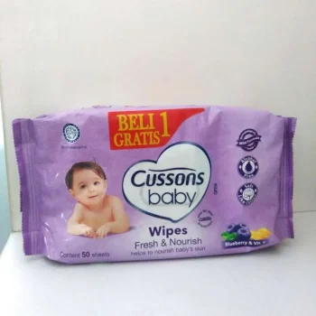 TISU BASAH CUSSON BABY FRESH & NOURISH 50'S