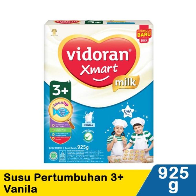 VIDORAN XMART MILK 3+ 925GR VANILA