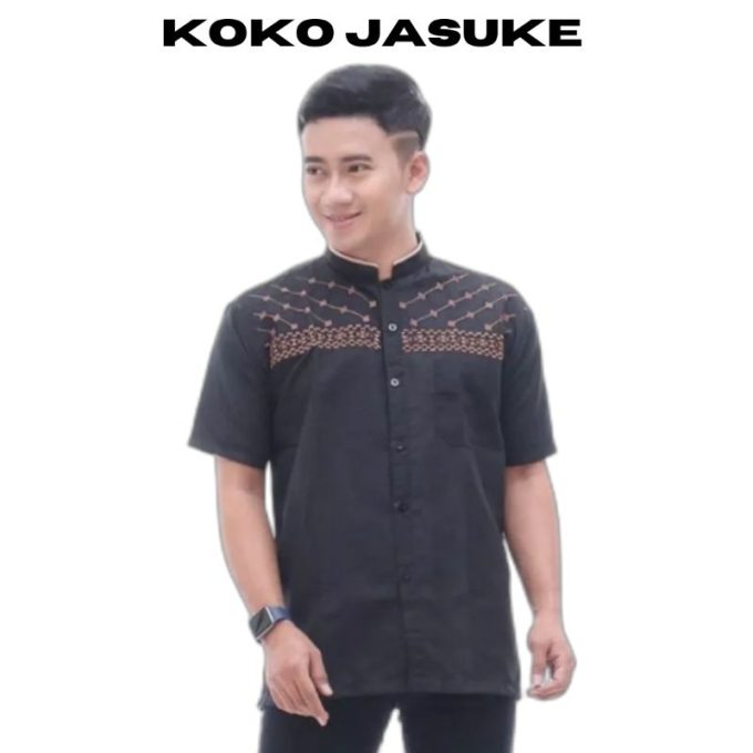 Baju koko bordir Mewah lengan pendek alfariz - Image 4
