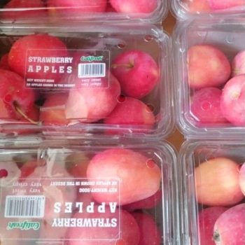 Apel Stoberi 500gr | Apel Strawberry | Apel Candy | Apel Ceri