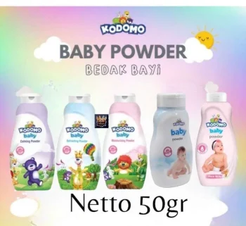 BEDAK BAYI KODOMO BOTOL 50 GRAM / KODOMO BABY POWDER BOTOL 50 GRAM