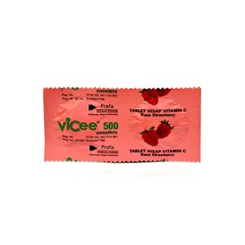 VICEE STRAWBERRY TABLET 500