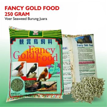 FANCY GOLD SEAWEEDS 250 GR PAKAN BURUNG ANIS POKSAY MURAI