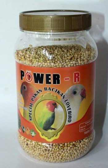 PAKAN BURUNG LOVEBIRD LOMBA POLOSAN POWER-R