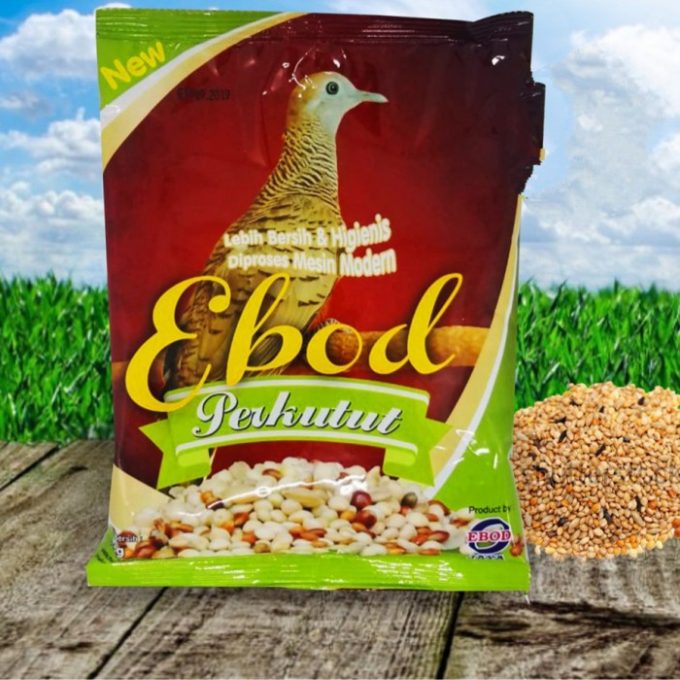 PAKAN BURUNG PERKUTUT KEMASAN PLASTIK EBOD JAYA