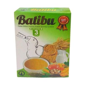 BATIBU SEMPATI PAKAN BUBUR ANAKAN PIYEK LOVEBIRD HAND FEEDING LOLOHAN SPET