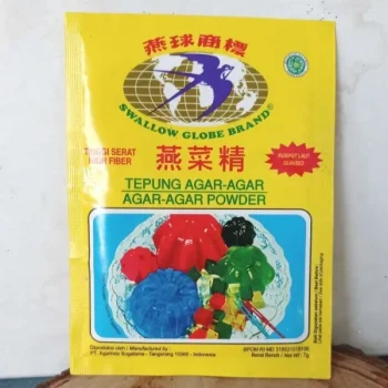 AGAR AGAR SWALLOW GLOBE SACHET 7GR JELLY SWALLOW DUA BURUNG