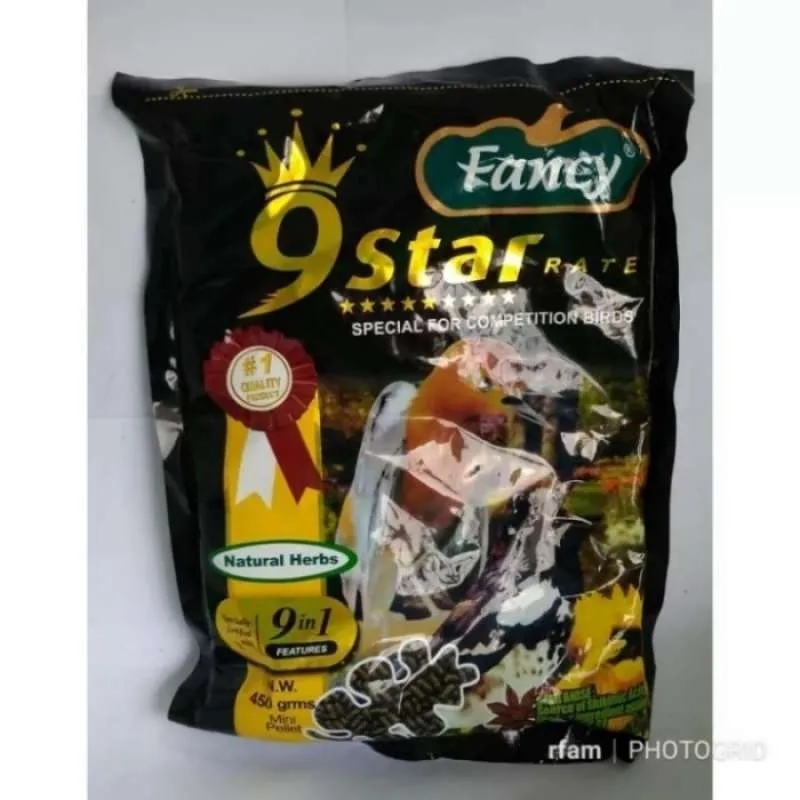 FANCY 9 STAR HERBAL PAKAN BURUNG MURAI KACER ANIS PLECI CUCAK JALAK DLL 1 FANCY 9 STAR HERBAL PAKAN BURUNG MURAI KACER ANIS PLECI CUCAK JALAK DLL