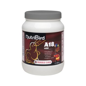 NUTRIBIRD A18 LORI 800 GRAM VERSELE LAGA PAKAN BUBUR LOLOHAN BURUNG ANAKAN PIYEK NURI LOVEBIRD MACAU FALK GREY PARROT DLL