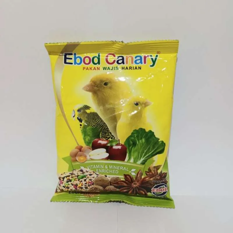 PAKAN BURUNG KENARI HARIAN KEMASAN PLASTIK EBOD JAYA 1 PAKAN BURUNG KENARI HARIAN KEMASAN PLASTIK EBOD JAYA