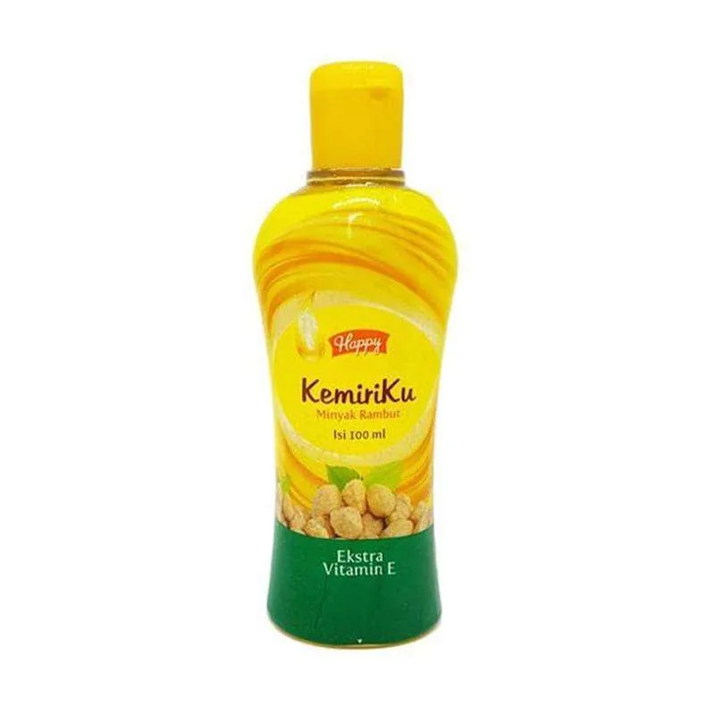 HAPPY KEMIRIKU MINYAK RAMBUT VIT E 100gr