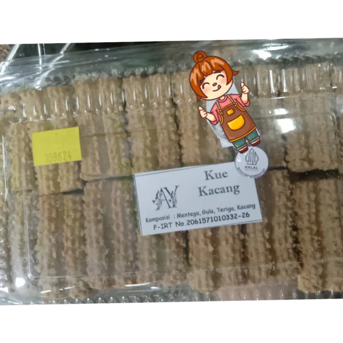 KUE KACANG 1 PACK MIKA PLASTIK