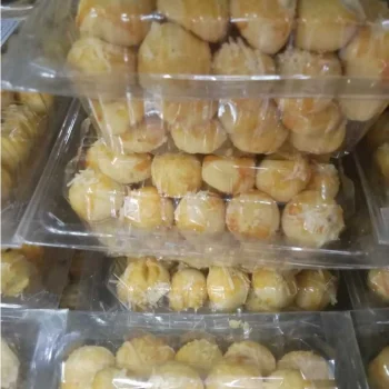NASTAR KEJU PREMIUM I MIKA PLASTIK BESAR KUE KERING LEBARAN