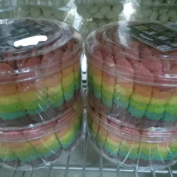 KUE LIDAH KUCING ANEKA RASA | RAINBOW | ORIGINAL