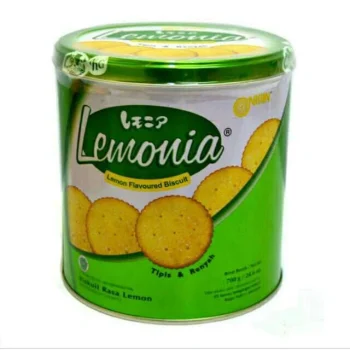 BISKUIT NISSIN LEMONIA KALENG 650