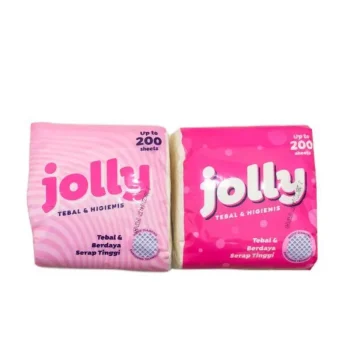Tissue Tisu Jolly Pop Up Kuliner Kotak Kecil 90gr Disposable Kitchen Degradable Soft 2 Ply Tissue