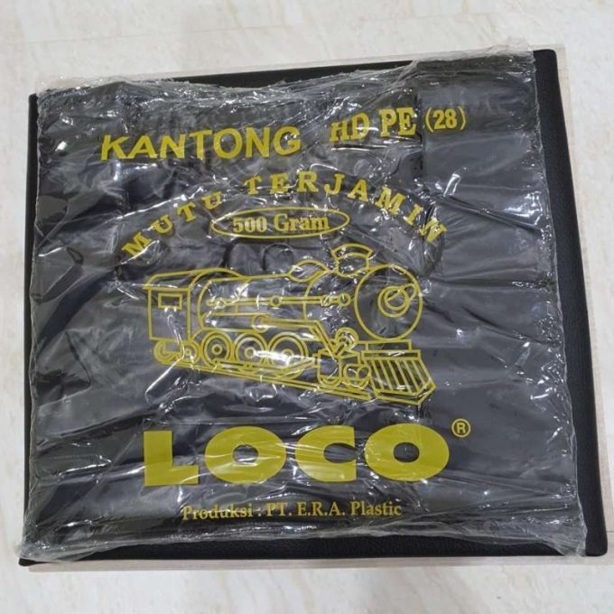 PLASTIK LOCO HITAM EKONOMIS UK 28 X 48 SATUAN