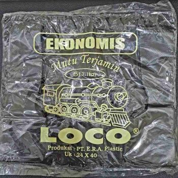 PLASTIK LOCO HITAM EKONOMIS UK 24 X 40