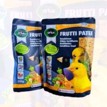 Frutti Patte Versele Laga Kemasan Plastik 50 Gr Pakan Makanan Burung Kenari Lovebird Finch Parkit Canary Love Bird Lb Egg Food Import Fruti Pate Pruti Patee