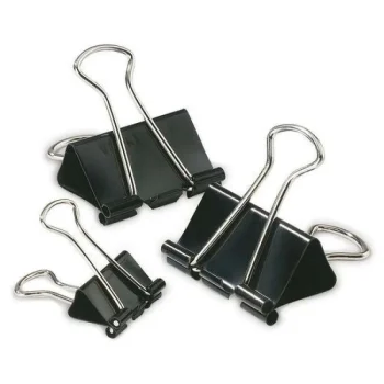 1 PACK ISI 12 PC ~ PC-107 ( 19 mm ) BINDER CLIP PACMAN