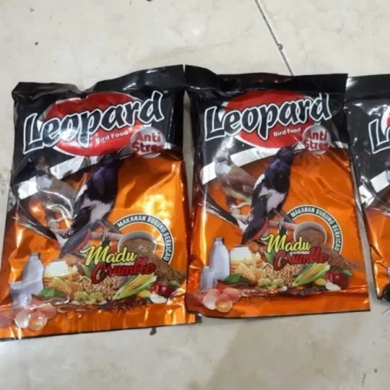 MADU CRUMBLE LEOPARD PAKAN BURUNG PENTET CUCAK KACER MURAI PLECI CITO 1 MADU CRUMBLE LEOPARD PAKAN BURUNG PENTET CUCAK KACER MURAI PLECI CITO