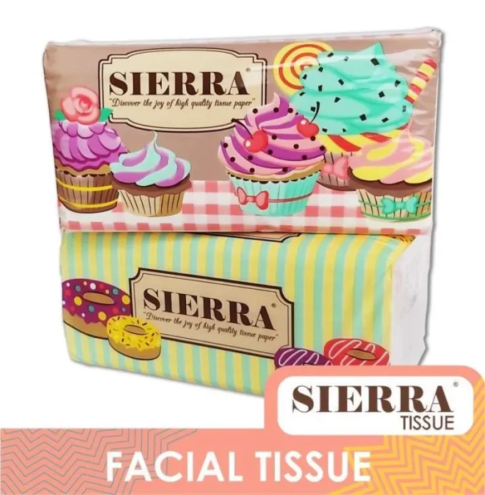 Tissue tisu wajah SiERRA 250 sheets 2ply