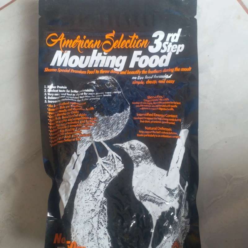 MOULTING FOOD 3RD STEP AMERICAN SELECTION PAKAN PUR BURUNG MURAI 1 MOULTING FOOD 3RD STEP AMERICAN SELECTION PAKAN PUR BURUNG MURAI
