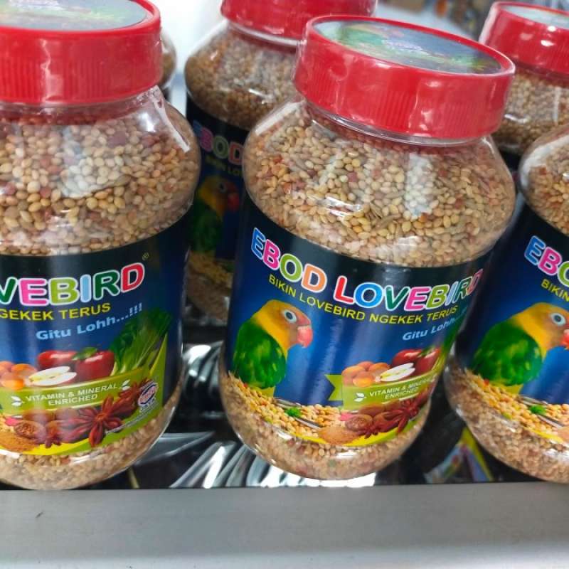 PAKAN BURUNG LOVEBIRD HARIAN KEMASAN TOPLES EBOD JAYA 1 PAKAN BURUNG LOVEBIRD HARIAN KEMASAN TOPLES EBOD JAYA
