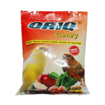 PAKAN BURUNG KENARI HARIAN KEMASAN PLASTIK ORIQ JAYA