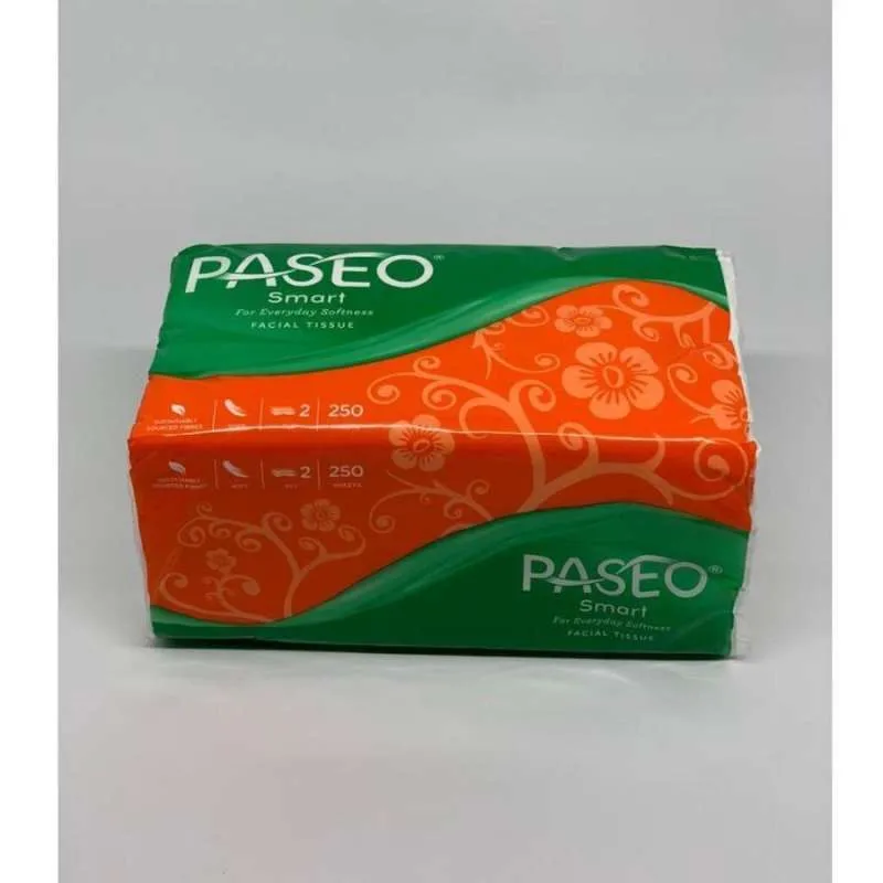 Tissue Paseo Smart 250 / 540 sheets 2 Ply pack 1 Tissue Paseo Smart 250 / 540 sheets 2 Ply pack