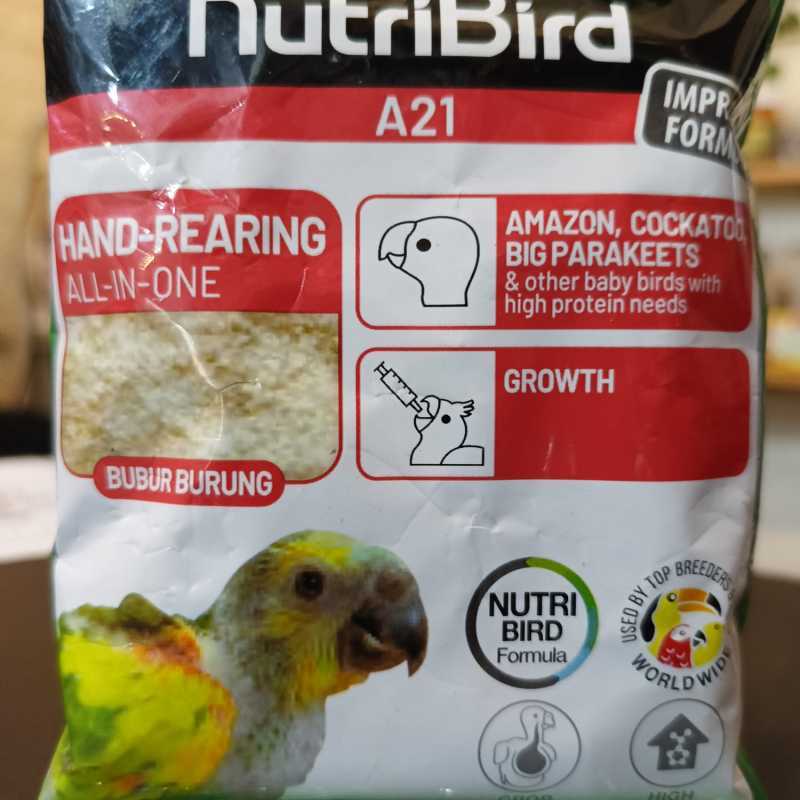 Nutribird A21 Versele Laga 50gr Pakan Lolohan Bubur Loloh Piyik Bayi Anak Burung Lovebird Falk Kenari Parrot Parkit Paruh Bengkok 1 Nutribird A21 Versele Laga 50gr Pakan Lolohan Bubur Loloh Piyik Bayi Anak Burung Lovebird Falk Kenari Parrot Parkit Paruh Bengkok