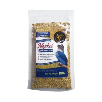 PAKAN BURUNG LOVEBIRD NGEKEK LOMBA 100GR KEMASAN PLASTIK UNCLE JARWO