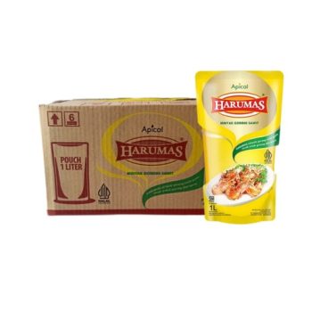 HARUMAS MINYAK GORENG PCH 1L Dus (1 Karton isi 12)