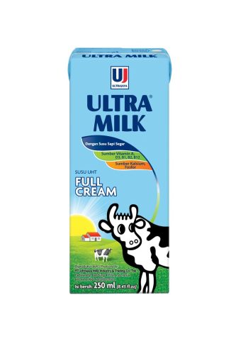 1 DUS ISI 24 ULTRA SUSU UHT STERIL SLIM PLAIN TPK 250mL