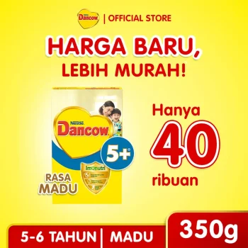 1 DUS ISI 24 DANCOW 5+ SUSU BUBUK PRTCTS PROBIO MADU BOX 350g