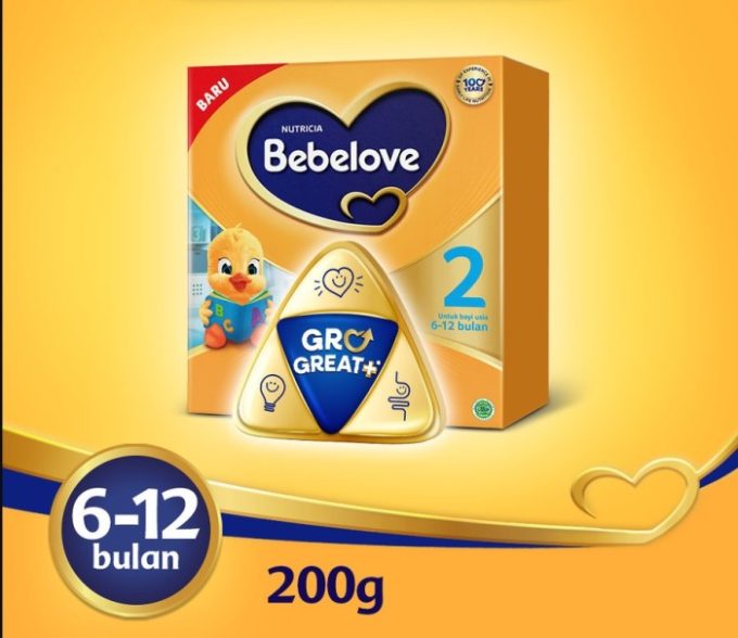 BEBELOVE 2 SUSU FORMULA LANJUTAN BOX 200g